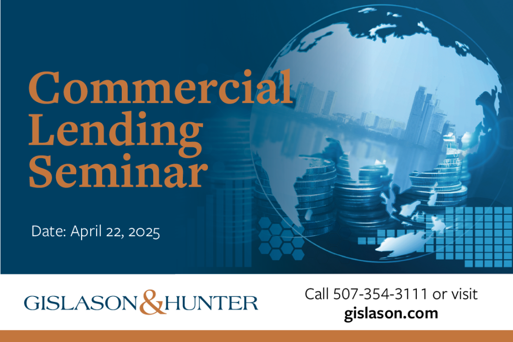 Gislason & Hunter host Commercial Lending Seminar in April